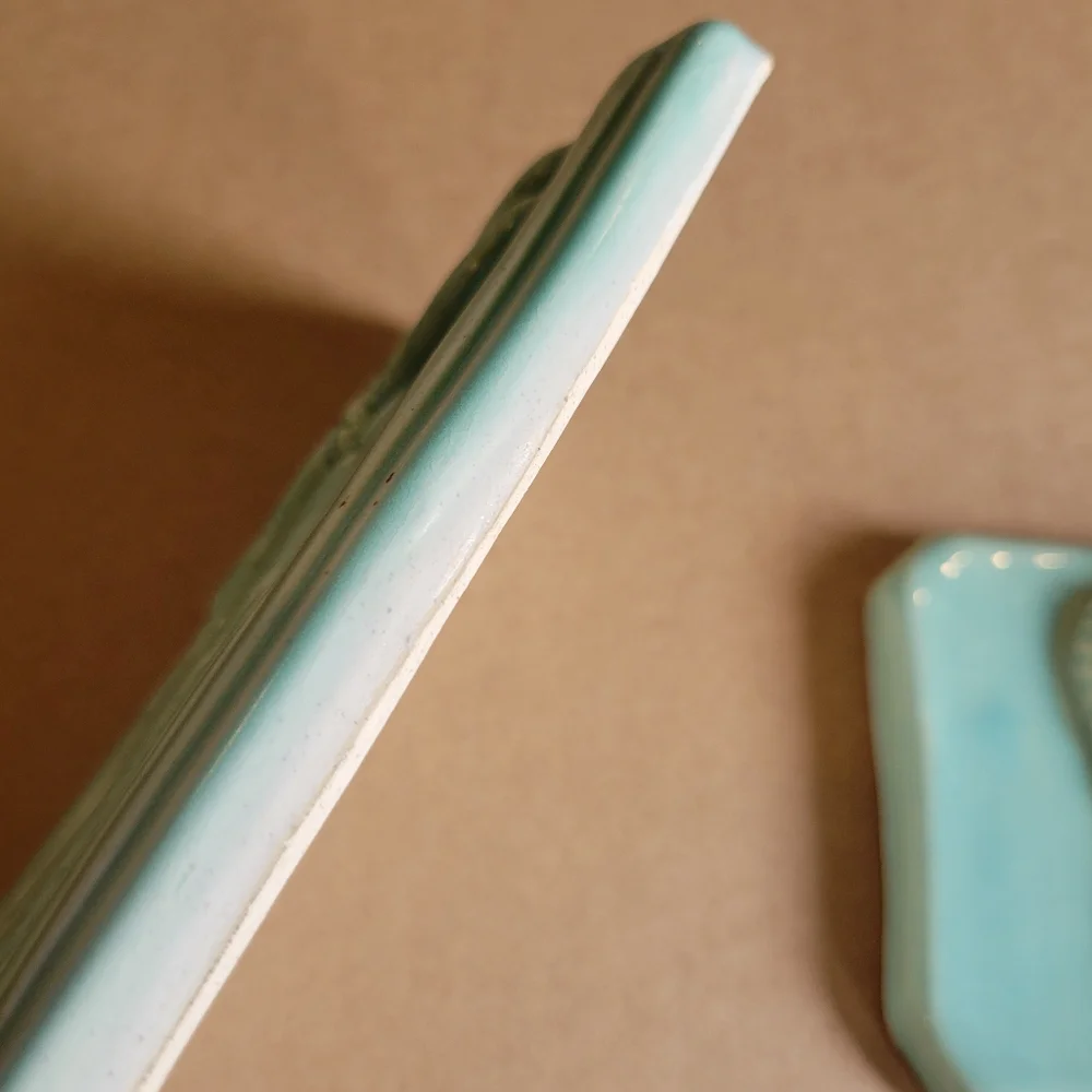 Vintage Tyge Handmade Wall Tile Set- Made In Traverse City Michigan Ceramic - Picture 7 of 16